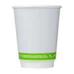 Karat Earth by Lollicup 12oz double wall hot cup side