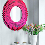 Mirror with spoon