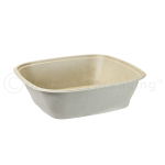 240-oz BagasseWare Square Catering Bowl